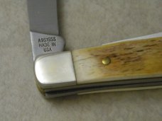 Parker-Edwards Alabama, USA Bone 1 of 75 Tarheel Show 1987 Mini Trapper Knife