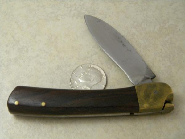 Custom "Little" Wood Picklock Knife 