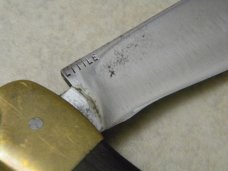 Custom "Little" Wood Picklock Knife 