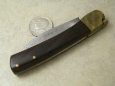 Custom "Little" Wood Picklock Knife 