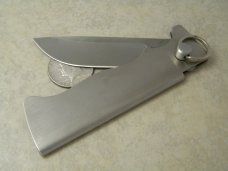 Custom B&T Aluminum Ring Lock Knife 
