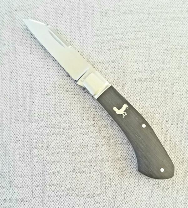 L. Silveira Custom Brazilian Rosewood Native..3 7/8"..14C28N Steel..fluted Integral Bolsters..great L. Silveira Custom Brazilian Rosewood Native..3 7/8"..14C28N Steel..fluted Integral Bolsters..great