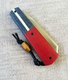 Vincenzo Balistreri  White Wolf slipjoint..2nd Amendment Special..440C.firing pin shield. Bullet Bea