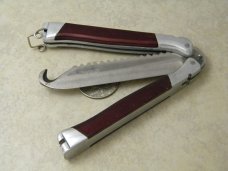 Custom Unbranded Serrated Butterfly Knife 