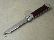 Custom Unbranded Serrated Butterfly Knife 