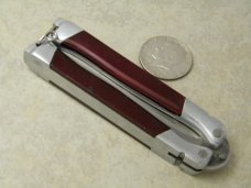 Custom Unbranded Serrated Butterfly Knife 