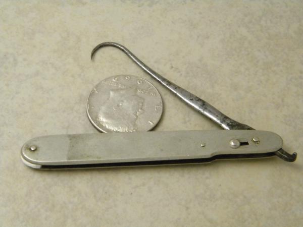 Vintage Haussmann & Dunn Surgical Tenaculum Artery Hook Knife w/Locking Blade