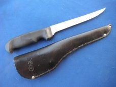 Case XX 212-6 FSS Fillet, Skinning Knife with Original Sheath,  Case XX Filet Knife, Surgical Steel