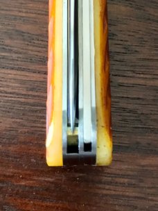 Great Eastern Cutlery Tidioute #152221 Urban Jack, Goldenrod Jigged Bone Handle, Rare, New (GEC 15) 
