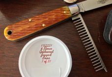 Great Eastern Cutlery Tidioute #152221 Urban Jack, Goldenrod Jigged Bone Handle, Rare, New (GEC 15) 