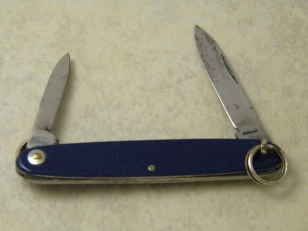 Vintage "Foreign" Blue Ring Turn Knife 