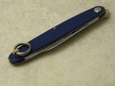 Vintage "Foreign" Blue Ring Turn Knife 