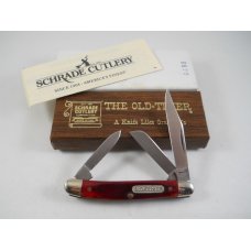 Schrade Old Timer 108RB Red Bone USA Mint