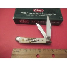 Case XX 2002 Bone Stag Peanut Pattern 6220 Error Stamp