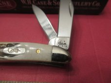 Case XX 2002 Bone Stag Peanut Pattern # 6220 Error  Stamp 
