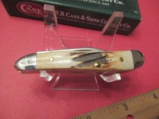 Case XX 2002 Bone Stag Peanut Pattern # 6220 Error  Stamp 