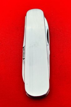 Vintage BOKER SOLINGEN GERMANY INOX 3-Blade Lobster Pen Pocket Knife c.1960’s Milled Stainless Steel