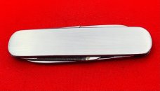 Vintage BOKER SOLINGEN GERMANY INOX 3-Blade Lobster Pen Pocket Knife c.1960’s Milled Stainless Steel