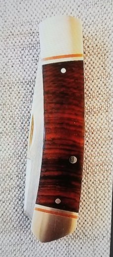 Jeffrey  Mitchell Native knife, Cocobolo w/copper and CPM-154, 3.75..copper accents..filework.bead 