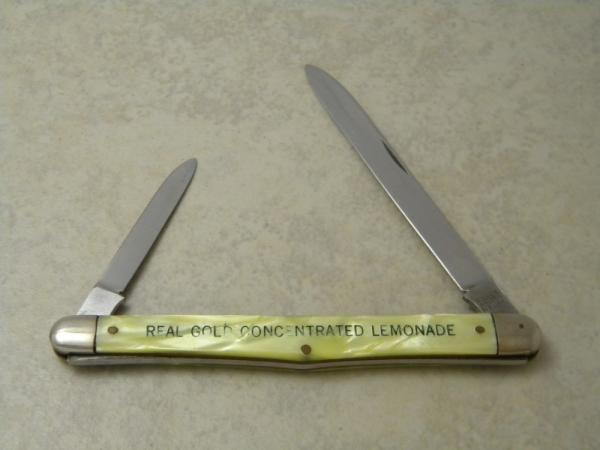 Schrade Walden USA SS 700 2 Blade Melon Tester Knife 1946-1973