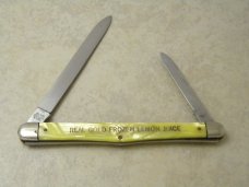 Schrade Walden USA SS 700 2 Blade Melon Tester Knife 1946-1973