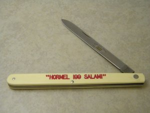 Schrade + USA Melon Tester Knife 1973-2005 "Hormel 199 Salami"
