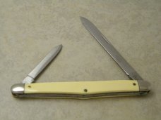 Schrade NY USA SS 700 2 Blade Melon Tester Knife 1973-2005 "The Fleming Company" 