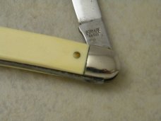 Schrade NY USA SS 700 2 Blade Melon Tester Knife 1973-2005 "The Fleming Company" 