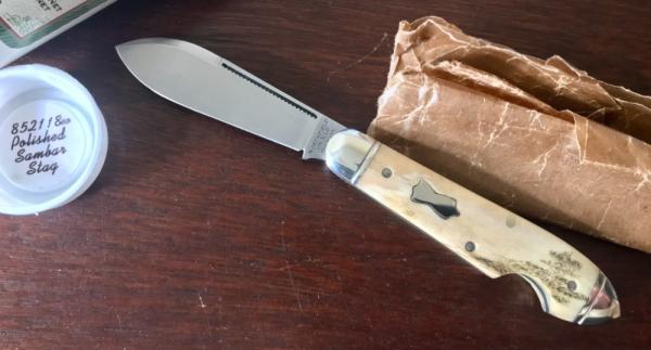 Great Eastern Cutlery Northfield 852118EO, Bullet End Jack, Nice Polished Stag Handle, (GEC 85), New Great Eastern Cutlery Northfield 852118EO, Bullet End Jack, Nice Polished Stag Handle, (GEC 85), New