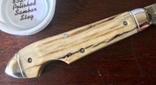Great Eastern Cutlery Northfield 852118EO, Bullet End Jack, Nice Polished Stag Handle, (GEC 85), New