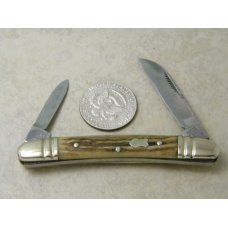 Bulldog Brand Germany 1st Generation Stag S&D Our Best 2 Blade Congress Knife - 1983