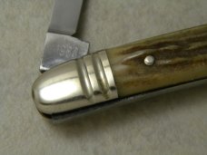 Bulldog Brand Germany 1st Generation Stag S&D Our Best 2 Blade Congress Knife - 1983