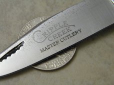 Cripple Creek Old Fort USA Master Cutlery Stag  Saddlehorn Knife