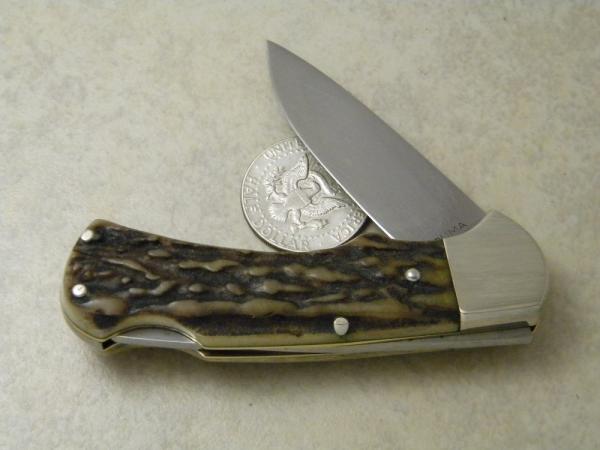 Puma Germany Stag 745 Stainless Lockback Knife c.1977