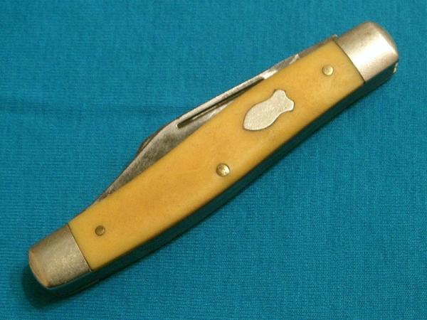 VINTAGE SCHRADE NY USA 881Y STOCKMAN FOLDING PEN JACK POCKET KNIFE KNIVES OLD VINTAGE SCHRADE NY USA 881Y STOCKMAN FOLDING PEN JACK POCKET KNIFE KNIVES OLD