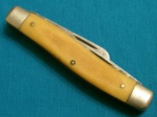 VINTAGE SCHRADE NY USA 881Y STOCKMAN FOLDING PEN JACK POCKET KNIFE KNIVES OLD