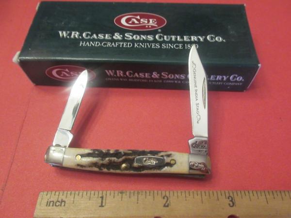 Case XX 2006 Genuine Stag Pen Pattern # 5233 SS Case XX 2006 Genuine Stag Pen Pattern # 5233 SS