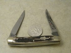 Fight'n Rooster Germany Stag "1989 Old Dominion Knife Collectors Association" Muskrat Knife