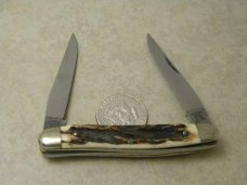 Fight'n Rooster Germany Stag "1989 Old Dominion Knife Collectors Association" Muskrat Knife