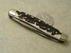Fight'n Rooster Germany Stag "1989 Old Dominion Knife Collectors Association" Muskrat Knife