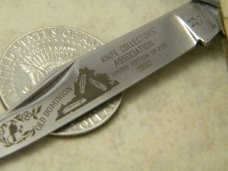 Kissing Crane Germany Stag "1980 Old Dominion Knife Collectors Association" 4 Blade Stockman Knife