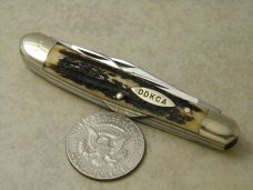 Kissing Crane Germany Stag "1980 Old Dominion Knife Collectors Association" 4 Blade Stockman Knife