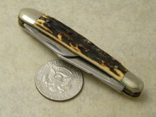 Kissing Crane Germany Stag "1980 Old Dominion Knife Collectors Association" 4 Blade Stockman Knife