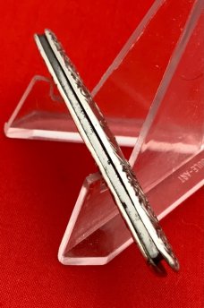 Vintage EMPIRE KNIFE CO Sterling Silver 2-Blade Shadow Pen Folding Pocket Knife c.1856-1930