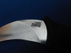 Discontinued Cold Steel Steel Tiger, Karambit AUS8A Plain Edge Knife w/original sheath Made in Japan