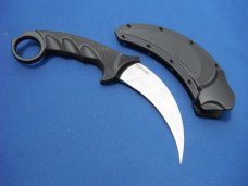Discontinued Cold Steel Steel Tiger, Karambit AUS8A Plain Edge Knife w/original sheath Made in Japan