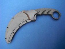 Discontinued Cold Steel Steel Tiger, Karambit AUS8A Plain Edge Knife w/original sheath Made in Japan