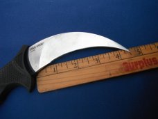 Discontinued Cold Steel Steel Tiger, Karambit AUS8A Plain Edge Knife w/original sheath Made in Japan
