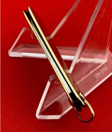 Vintage B.B. CO. (Beaverbrook) Gold Toned Sleeveboard Lobster Pen Knife c.1880