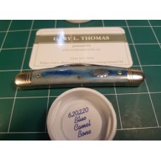 Great Eastern Cutlery DLT SFO GEC 620220 VERY RARE BLUE CAMEL BONE NIT